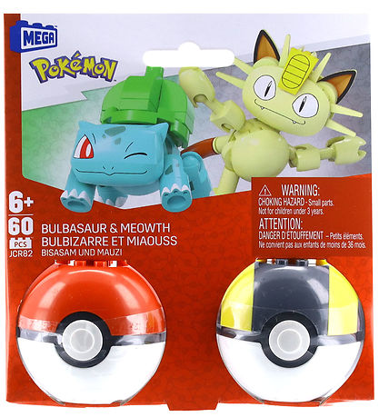 MEGA Pokémon - 60 Parts - Bulbasaur & Meowth