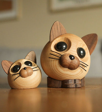 Fablewood Pick-Me-Up Cat - Felix - 9 cm - Natural