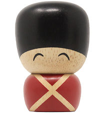 Fablewood Garder - Christian - 6 cm - Natural/Red/Black Fablewood Garder - Christian - 6 cm - Natural/Red/Black