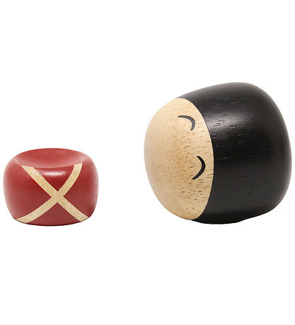 Fablewood Garder - Christian - 6 cm - Natural/Red/Black Fablewood Garder - Christian - 6 cm - Natural/Red/Black