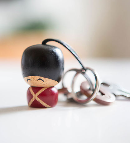 Fablewood Garder-Keychain - Vincent - 4 cm - Natural/Red/Black