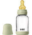 BIBS Feeding Bottle - 120 mL - Glass/Natural Rubber - Sage BIBS Feeding Bottle - 120 mL - Glass/Natural Rubber - Sage