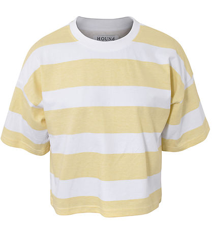 Hound Stuttermabolur - Crop - Dusty Yellow