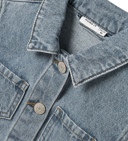 Name It Denim Jacket - NmfConny - Light Blue Denim/Rose