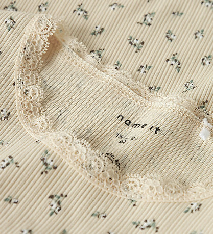 T-Shirt Name It - Rib - NmfHoise - Soleil Kiss av. Fleurs
