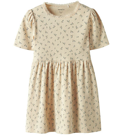 Name It Kleid - Rib - NmfHoise - Sonne Kiss m. Blumen