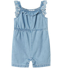 Name It Summer Romper - NbfHill - Light Blue Denim Name It Summer Romper - NbfHill - Light Blue Denim