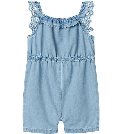 Name It Summer Romper - NbfHill - Light Blue Denim Name It Summer Romper - NbfHill - Light Blue Denim