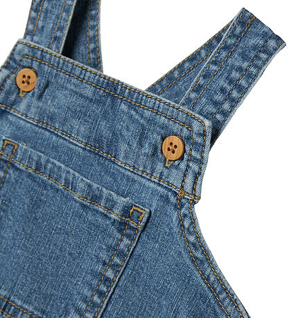 Salopette Name It - Lin/Coton - NbmLou - Bleu Foncé Denim