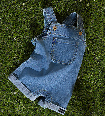 Salopette Name It - Lin/Coton - NbmLou - Bleu Foncé Denim