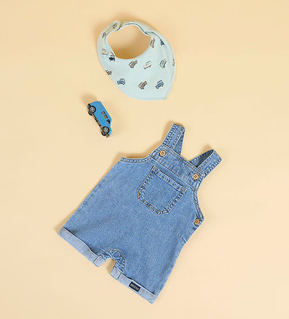 Salopette Name It - Lin/Coton - NbmLou - Bleu Foncé Denim