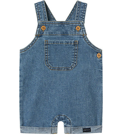 Salopette Name It - Lin/Coton - NbmLou - Bleu Foncé Denim