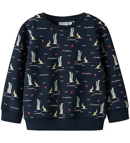 Name It Sweatshirt - NmmVermo - Navy Blazer/Fish Alligator Name It Sweatshirt - NmmVermo - Navy Blazer/Fish Alligator