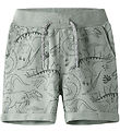 Name It Sweat Shorts - NmmVermo - Aqua Gray/Tone Dino Name It Sweat Shorts - NmmVermo - Aqua Gray/Tone Dino