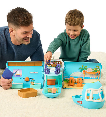 Bluey Ensemble de Jeu av. Son - Transformable Vol -3-in-1 Bluey Ensemble de Jeu av. Son - Transformable Vol -3-in-1