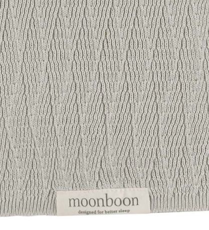 Moonboon Blanket - Knitted - 100x80 cm - Lunar Rock