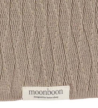 Moonboon Blanket - Knitted - 100x80 cm - Earth Moonboon Blanket - Knitted - 100x80 cm - Earth