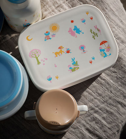Rätt Start Lunchbox - Mumi - Stainless Steel/Silicone - Beige