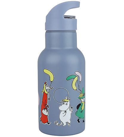 Rätt Start Thermosflasche - Mumi - Edelstahl - 340 ml - Blau
