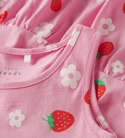 Name It Dress - NmfVigga - Pink Frosting/Strawberry