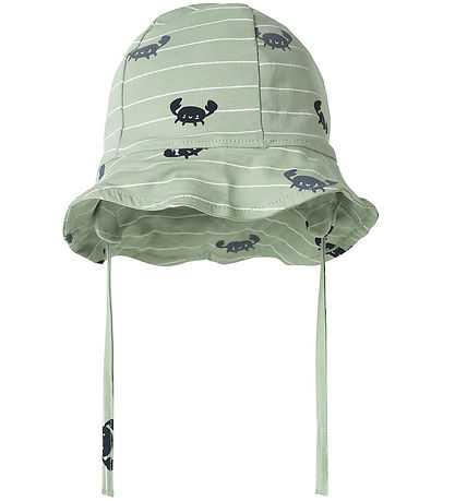 Chapeau de soleil Name It - NbmVroels - Aqua Gris/Crabes