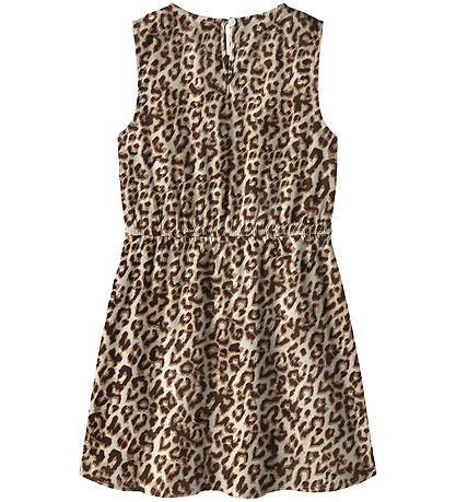 Name It Dress - NkfVinaya - Black/Leopard AOP