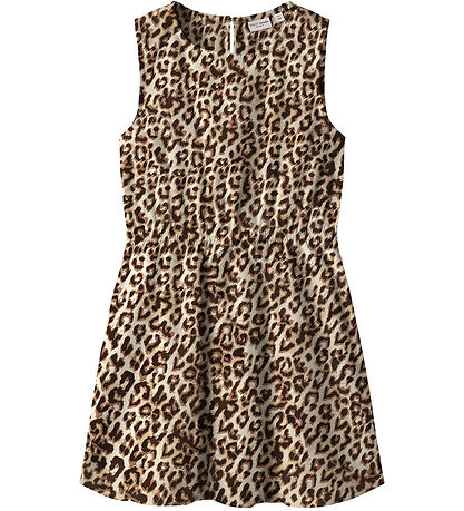 Name It Dress - NkfVinaya - Black/Leopard AOP