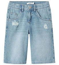 Name It Shortsit - NkfBella - Medium+ Blue Denim Name It Shortsit - NkfBella - Medium+ Blue Denim