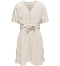 Kids Only Jurk - Viscose/Linnen - KogSiesta - Moonbeam Kids Only Jurk - Viscose/Linnen - KogSiesta - Moonbeam