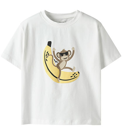 T-Shirt Name It - NmmJax - Bright White av. Imprimé T-Shirt Name It - NmmJax - Bright White av. Imprimé