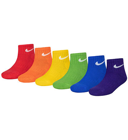 Nike Ankle Socks - Cushioned - Dri-Fit - 6-Pack - Multi