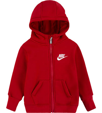 Nike Collegesetti - Neuletakki/Collegehousut - Punainen kuntosal
