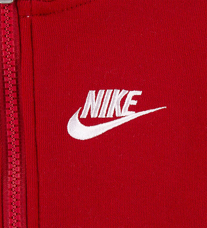 Nike Collegesetti - Neuletakki/Collegehousut - Punainen kuntosal