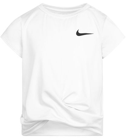 Nike T-Shirt - Dri-Fit - Weiß m. Logo
