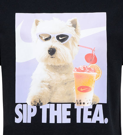 Nike T-shirt - Sip Photo - Black w. Dog