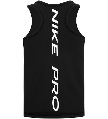 Nike Linne - Dri-Fit - Svart m. Logo