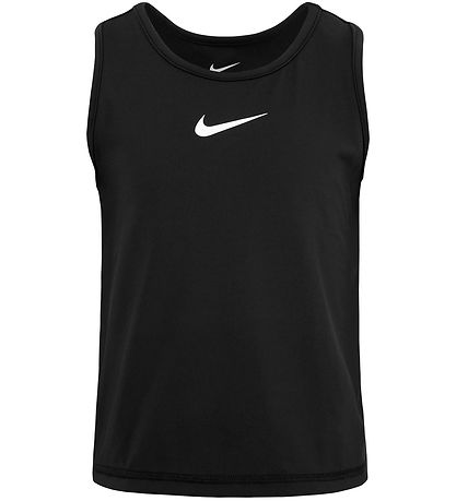 Nike Linne - Dri-Fit - Svart m. Logo