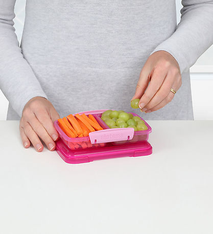 Boîte à Repas Sistema - Small Divisé - 350 ml - Rose Boîte à Repas Sistema - Small Divisé - 350 ml - Rose