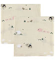 Done by Deer Muslin Cloths - Muslin - 2-Pack - 65x65 cm - Tiny F