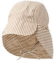 Wheat Legionnaire Hat - Tonga - Cappucino Stripe Wheat Legionnaire Hat - Tonga - Cappucino Stripe