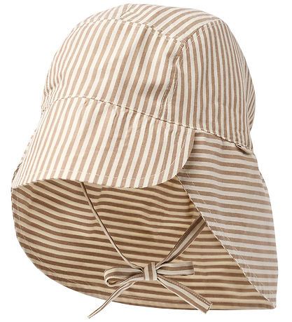 Wheat Legionnaire Hat - Tonga - Cappucino Stripe