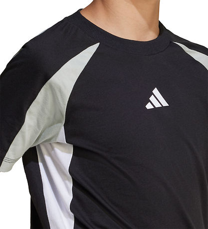 adidas Performance T-shirt - J CB T - Black w. Logo