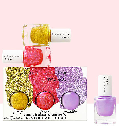 Inuwet Gift Set - Nail Polish - 3-Pack - Rainbow Inuwet Gift Set - Nail Polish - 3-Pack - Rainbow