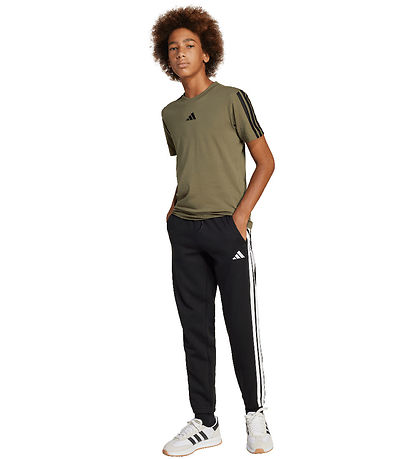 adidas Performance Sweatpants - J 3S FL PT 280 - Black/White w. 