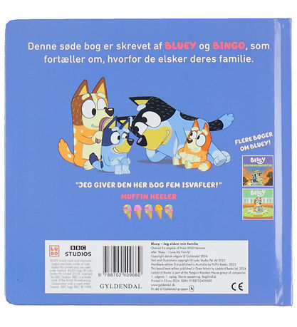 Livre Forlaget Gyldendal - Bluey - J'aime ma famille Livre Forlaget Gyldendal - Bluey - J'aime ma famille