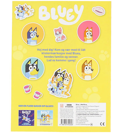 Forlaget Gyldendal Límmiðabók - Bluey - Kynntu þér Bluey