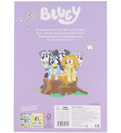 Forlaget Gyldendal Colouring Book - Bluey - Full Of Fun