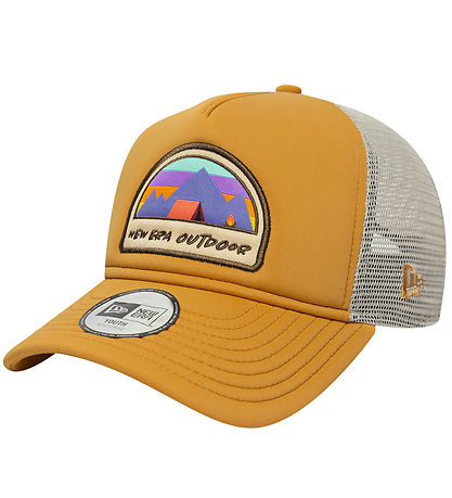 New Era Kappe - Patch Trucker - Mit Beige