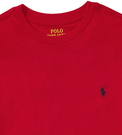 Polo Ralph Lauren Stuttermabolur - Rautt