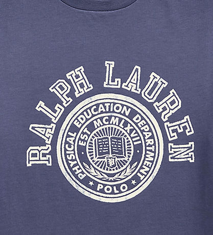 Polo Ralph Lauren 티셔츠 - 더스티 블루 포함 프린트